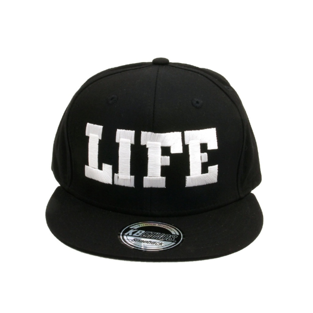 Life Black Snapback Hat Cap